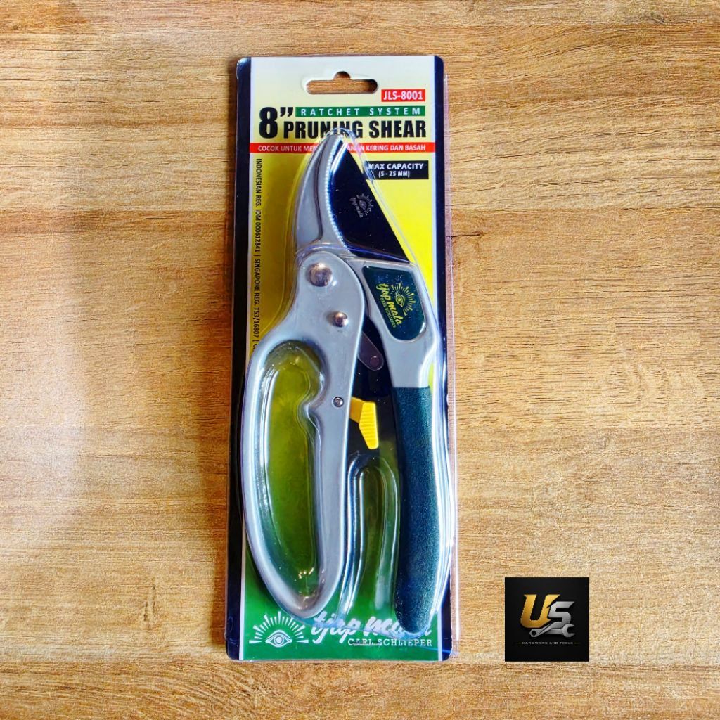 Tjap mata gunting kembang JLS-8001 8" pruning shear