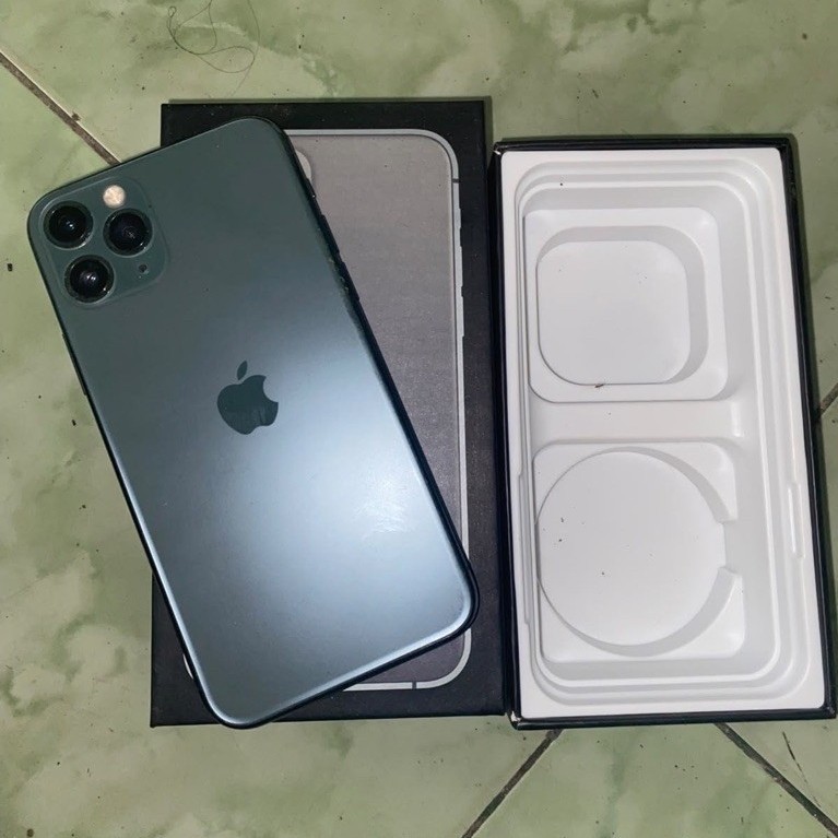 BU Iphone 11 PRO 64gb inter Tidak ada pembatasan SIM face id on Truetone on Fisik mulus | Baca Deskr