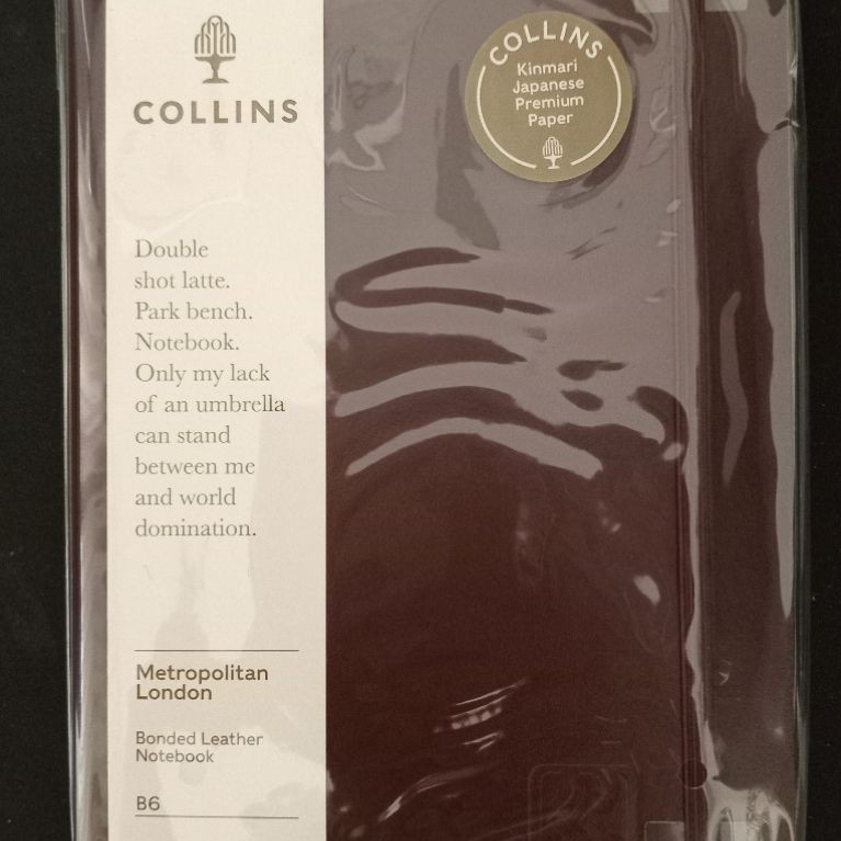 Buku Catatan COLLINS Metropolitan London B6 Kertas Kertas Jepang Kinmari Premium