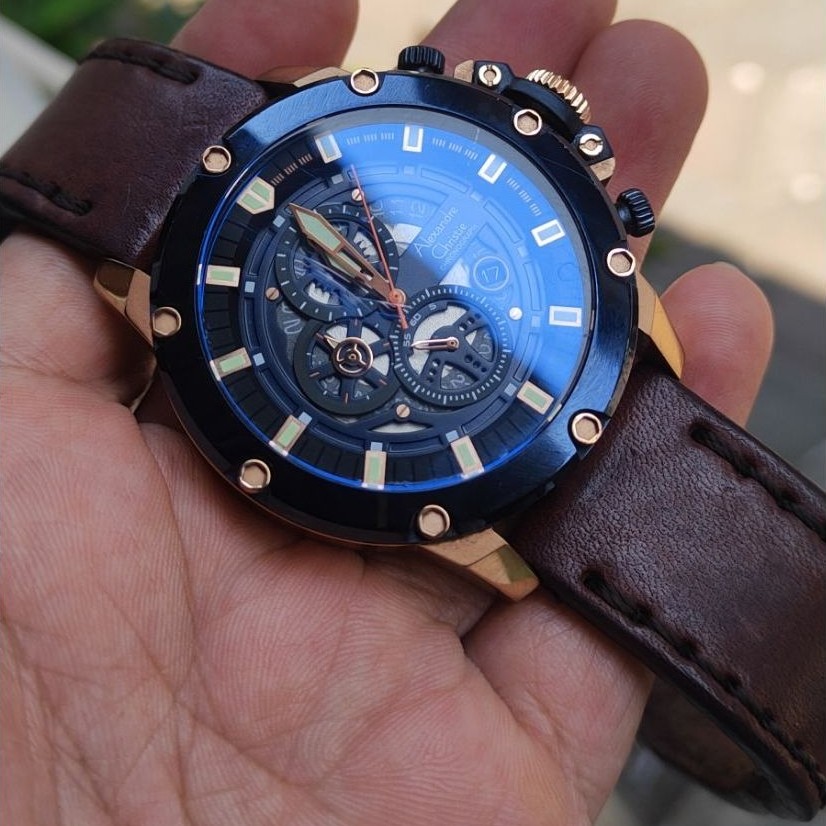 jam tangan original Alexandre Christie pria second bekas preloved