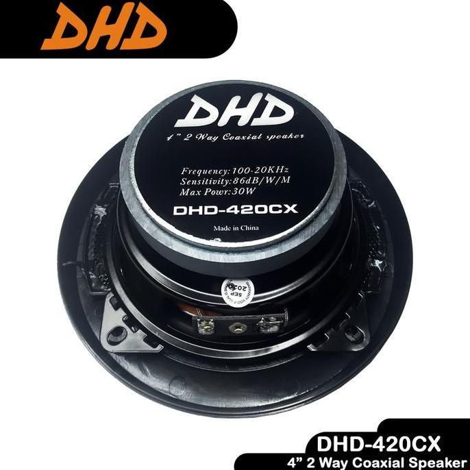 [2pcs] Speaker Mobil Audio 4 inch 2 Way Coaxial Speaker DHD-420CX