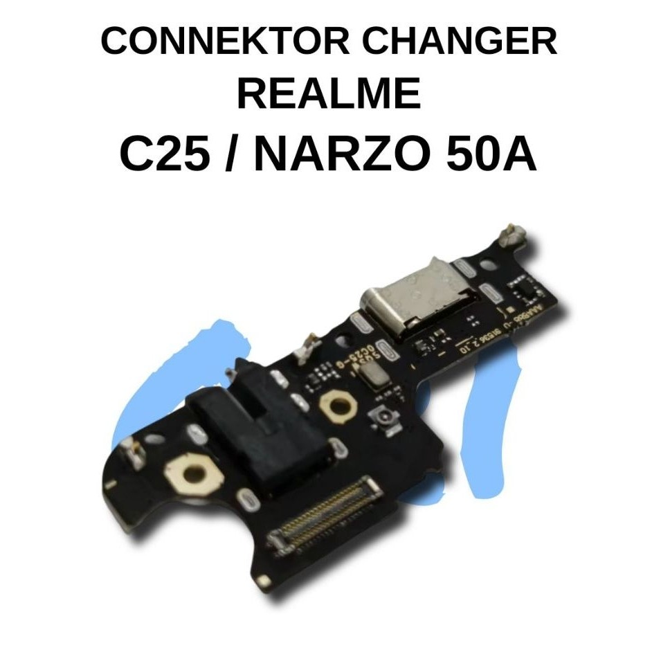 Papan Cas Realme C25 Narzo 50A Konektor Charger Sparepart HP