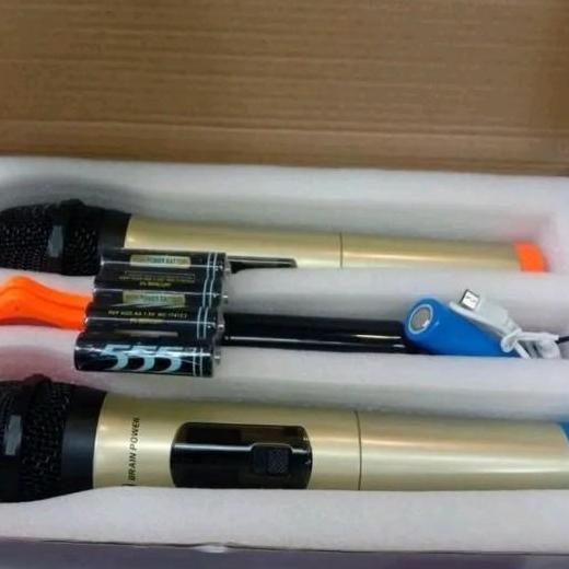Microphon Wireless Tanpa Kabel Microphone Mikrofon