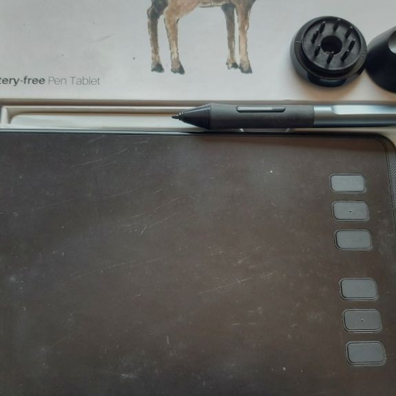 Pen tablet HUION H640P multi OS bekas pakai MULUS MURAH