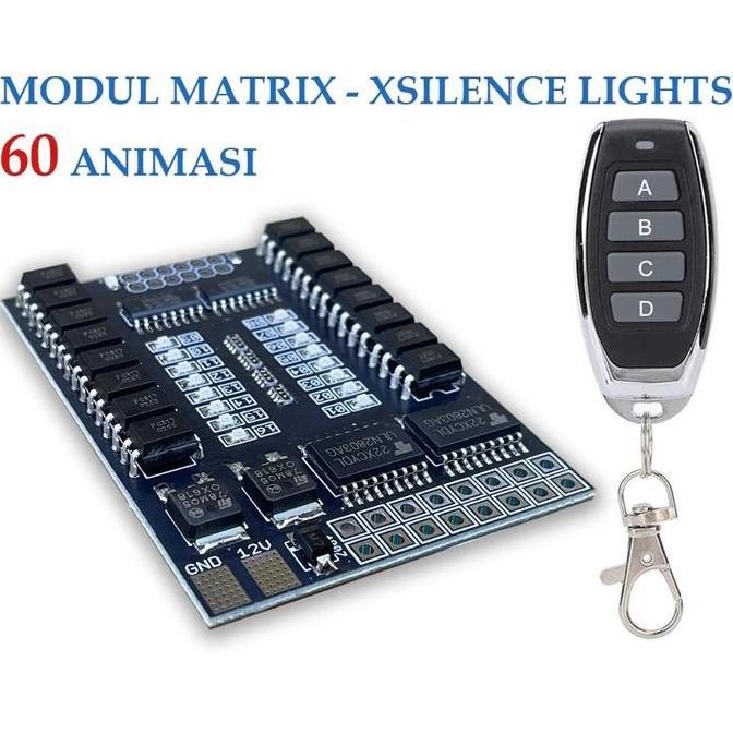 PREMIUM Modul Diver Relay SET Matrix 16 Channel Mini Laser D2 Biled - Modul LED Matrix 16 CH Mini La