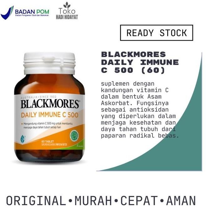 Maximal- Blackmores Daily Immune C 500 60 Tablet - Blackmores Vitamin C 500