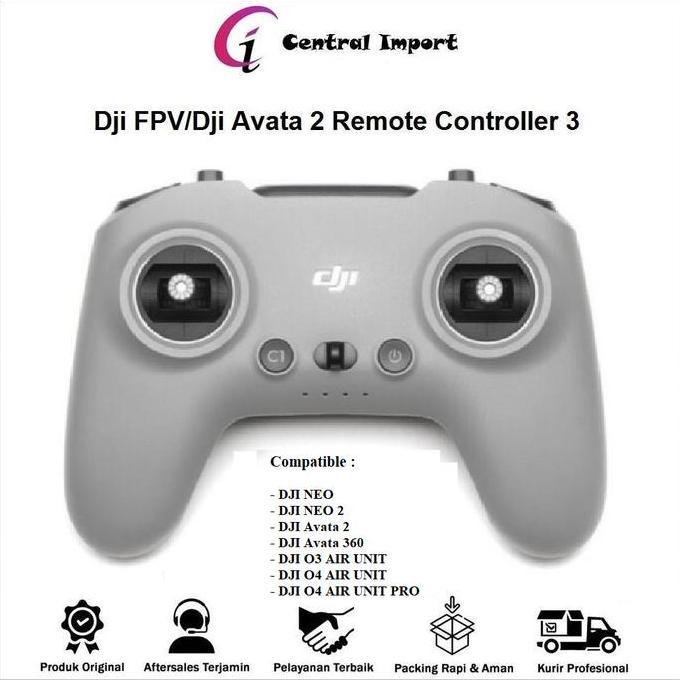 BEBAS ONGKIR - Dji FPV / Dji Avata 2 Remote Controller 3 - Remote FPV / AVATA 360 / NEO 2  - Dji FPV