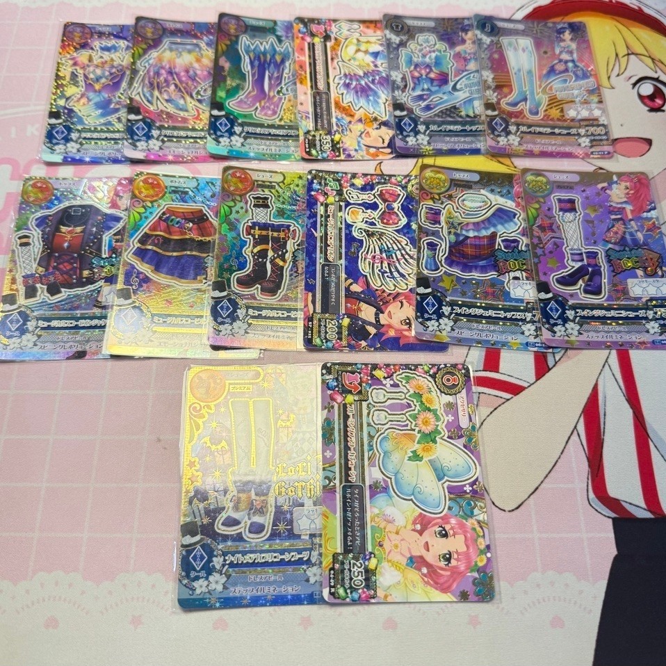 Aikatsu Kartu Card Cool Futuring Girl crystal aquarius Aoi Swing rock scorpio Seira Loli gothic capr
