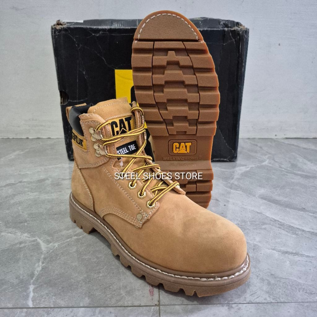 Caterpillar Safety Second Shift Yellow Steel Toe Original