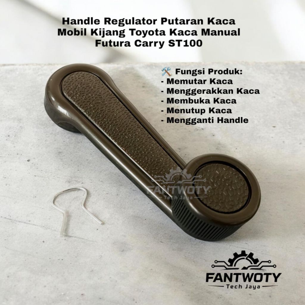 Handle Regulator Putaran Kaca Mobil Kijang Toyota Kaca Manual Futura Carry ST100