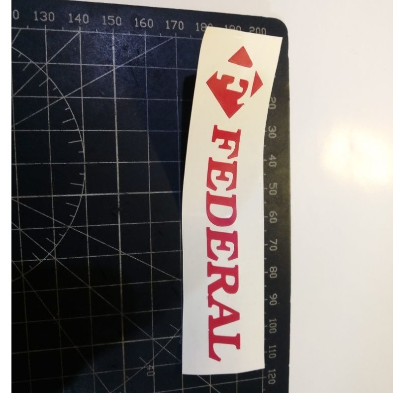 stiker cutting federal