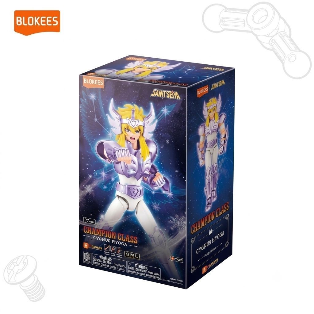 Blokees Saint Seiya Cygnus Hyoga Champion Class CC07 | Model Kit Cygnus Hyoga Saint Seiya 75008