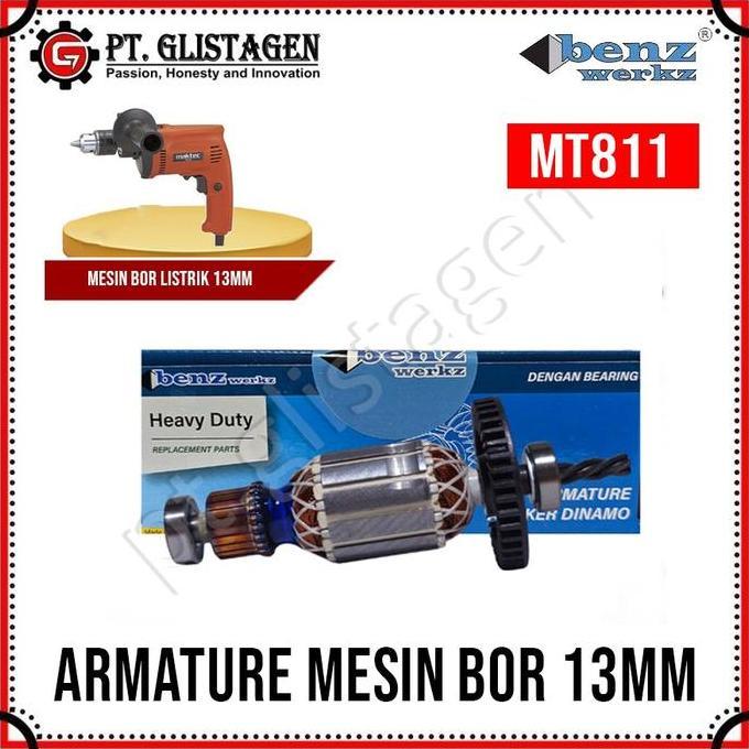 BENZ WERKZ ARMATURE MT 811 ARMATUR IMPACT DRILL 13 MM ROTOR JANTUNG BOR LISTRIK ANGKER MESIN BOR TAN