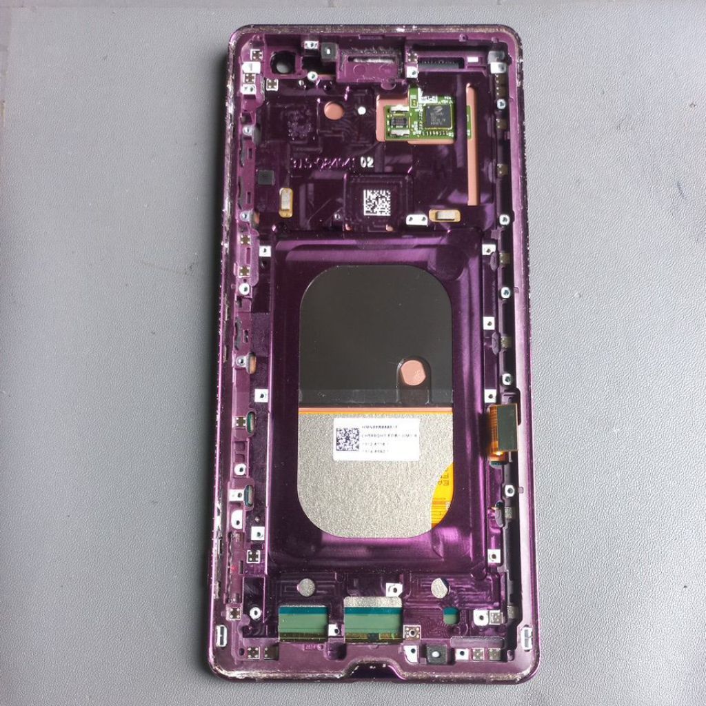 FRAME TATAKAN LCD SONY XPERIA XZ3 DAN LCD MATI ORIGINAL COPOTAN