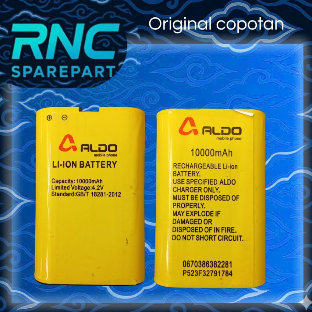 Baterai Hp Outdoor Aldo T55/T88/T99 Adventure 10000 mAh Second Original Copotan