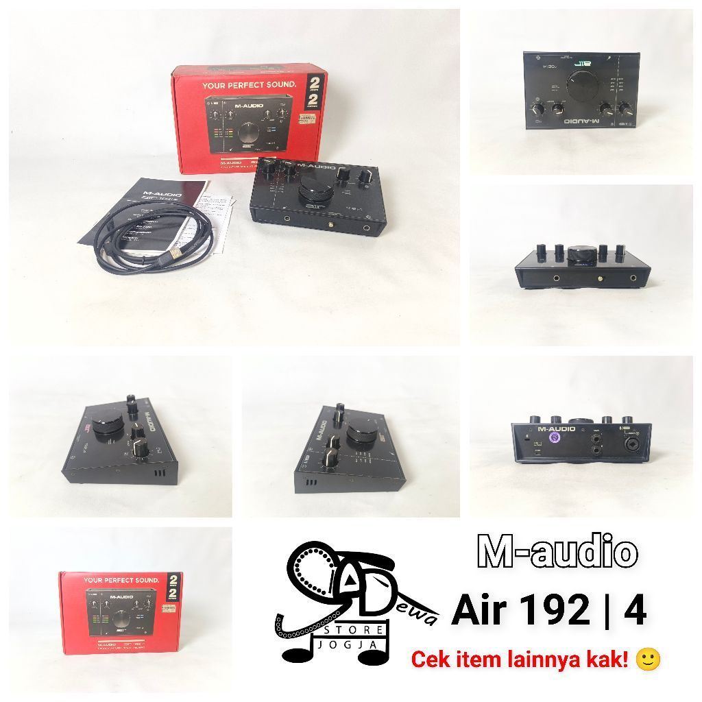 SOUNDCARD M AUDIO AIR 192 | 4 M-AUDIO SOUND CARD AUDIO INTERFACE