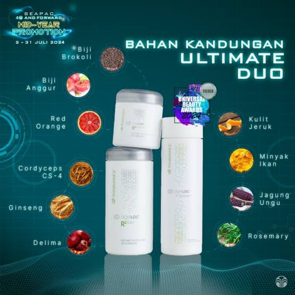 Anti Aging Duo Sepasang Ultimate Duo original yspan plus R2