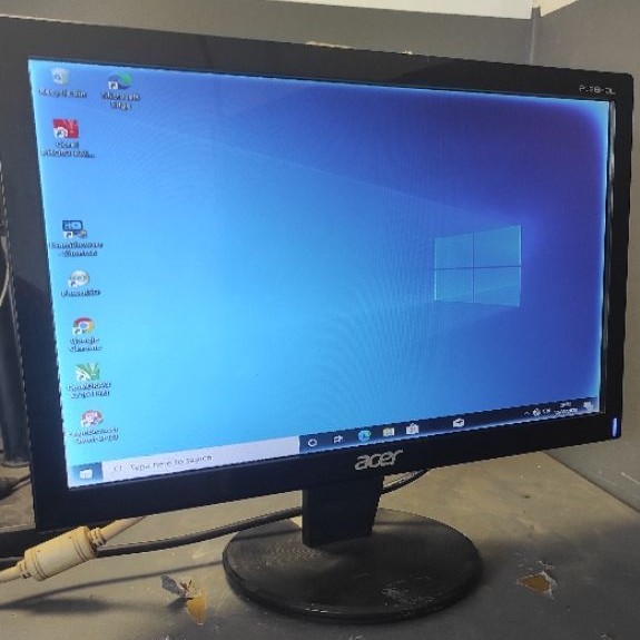 Monitor LED Acer P166HQL 16 Inch Widescreen Bekas Normal - MONITOR SAJA