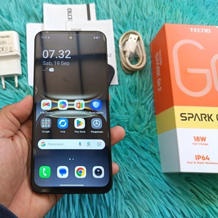 TECNO SPARK GO 2 4/128 BEKAS ORIGINAL SECOND