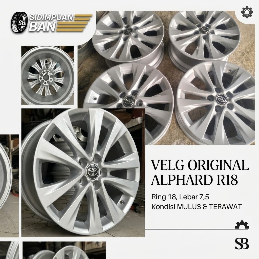 Velg Original Alphard Ring 18