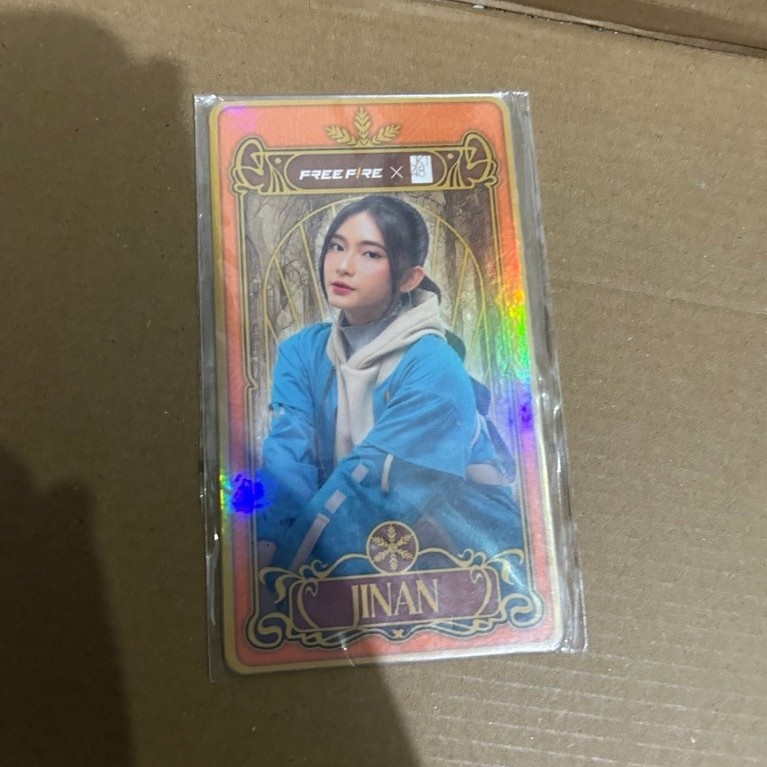 Photocard  Freefire  x jkt48 jinan rare official