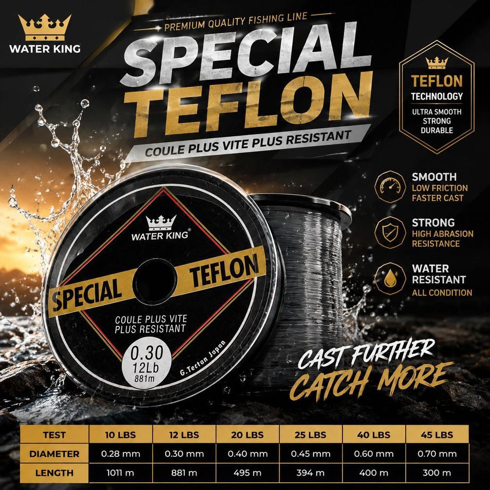 SENAR PANCING WATER KING SPECIAL TEFLON