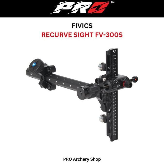 FISIR FIVICS FV300S RECURVE CARBON SIGHT / SIGHT CARBON / ALAT PANAHAN BUSUR PANAHAN / SIGHT PANAHAN