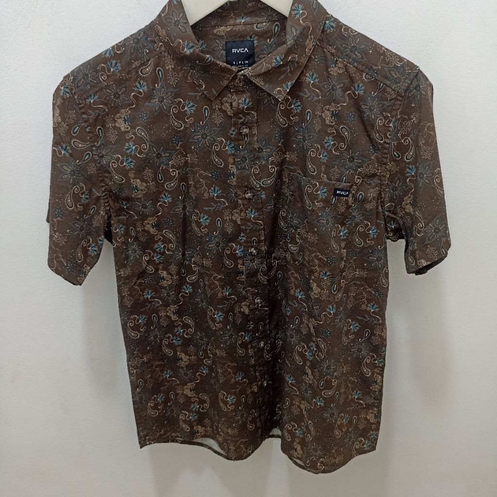 Kemeja Pria RVCA Original Atlantic SS Shirt