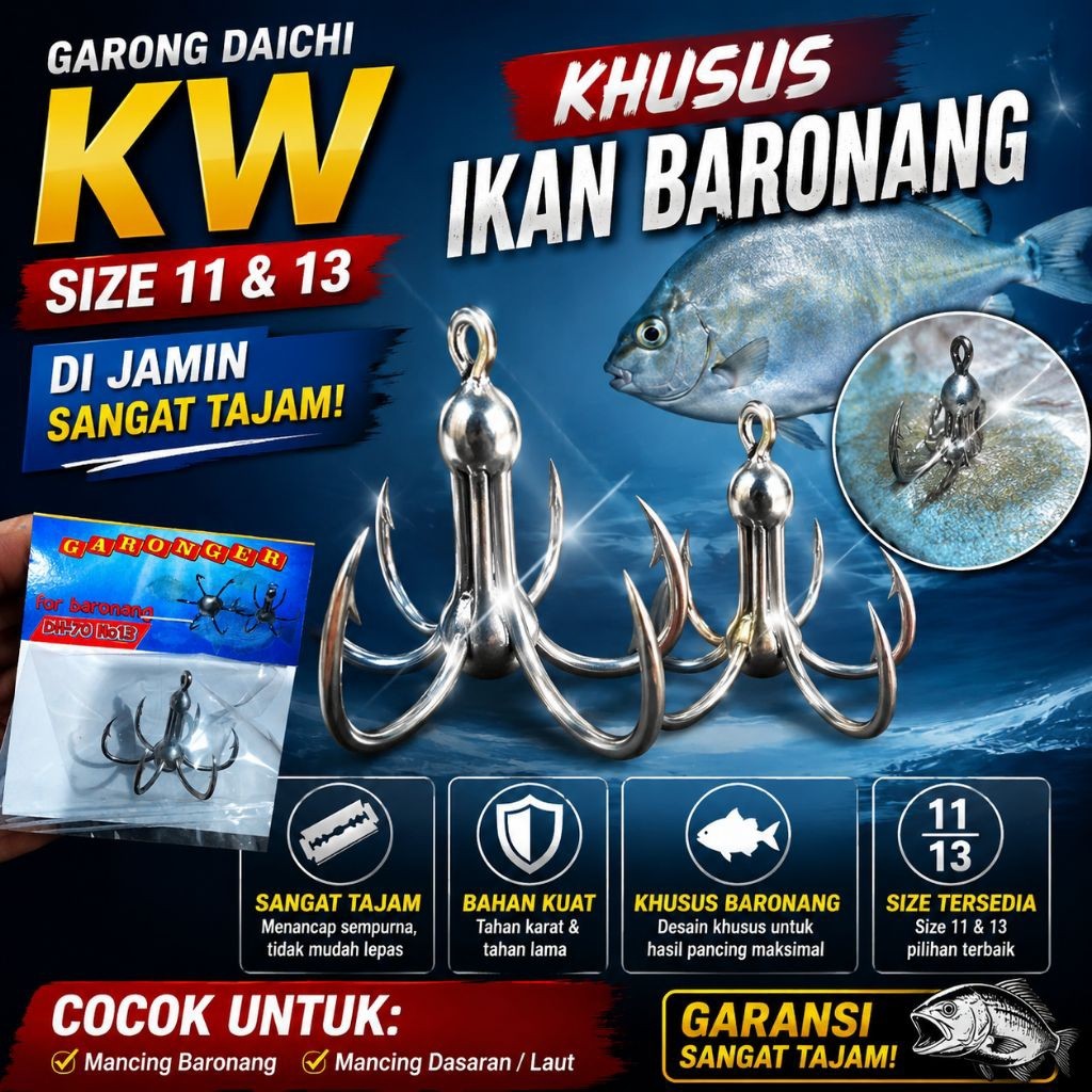 Pancing Garong Baronang daichi KW type Dh70