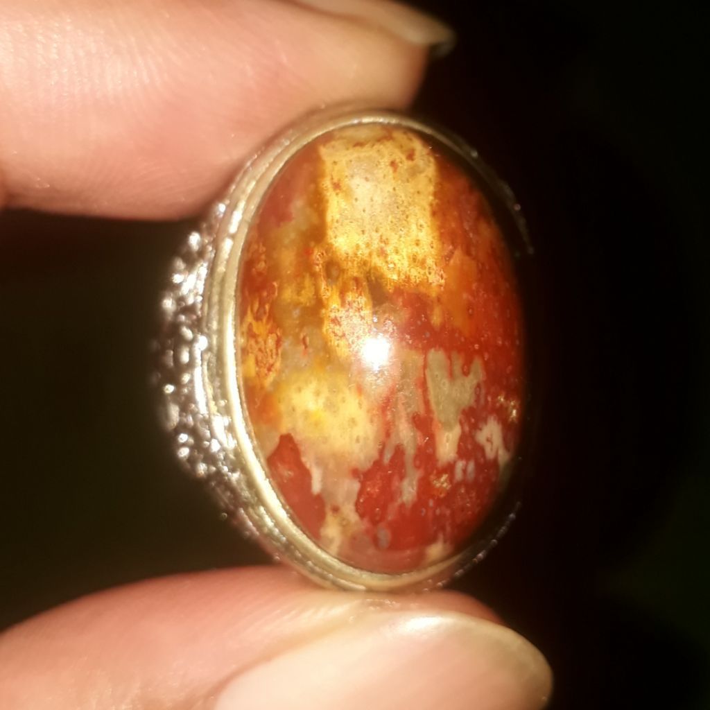 akik dadap serep merah