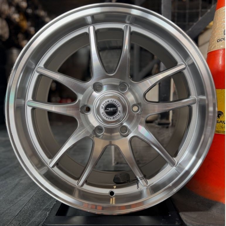 velg mobil ring 18 TE37 PROGRESSIVE ET 0 HIGH POLISH R18 velg racing hilux pajero fortuner triton fo