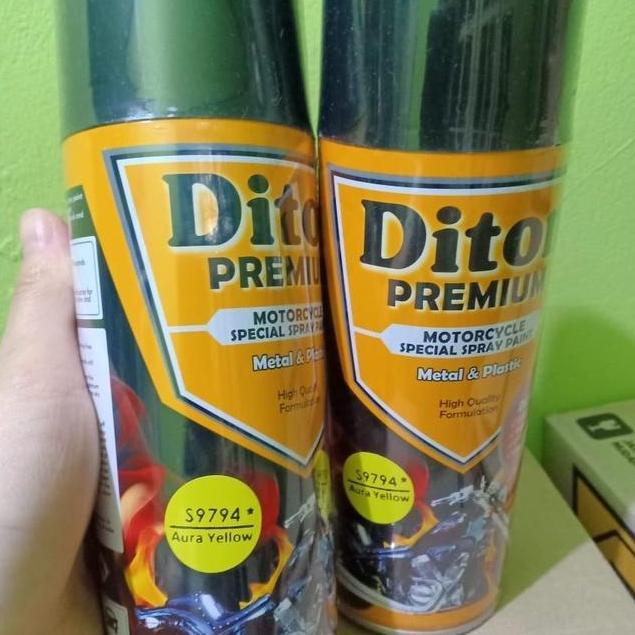 NEW DITON PREMIUM  SUZUKI COLORS PILOK PILOX CAT SEMPROT S9794* AURA YELLOW / 9794 KUNING SUZUKI (40
