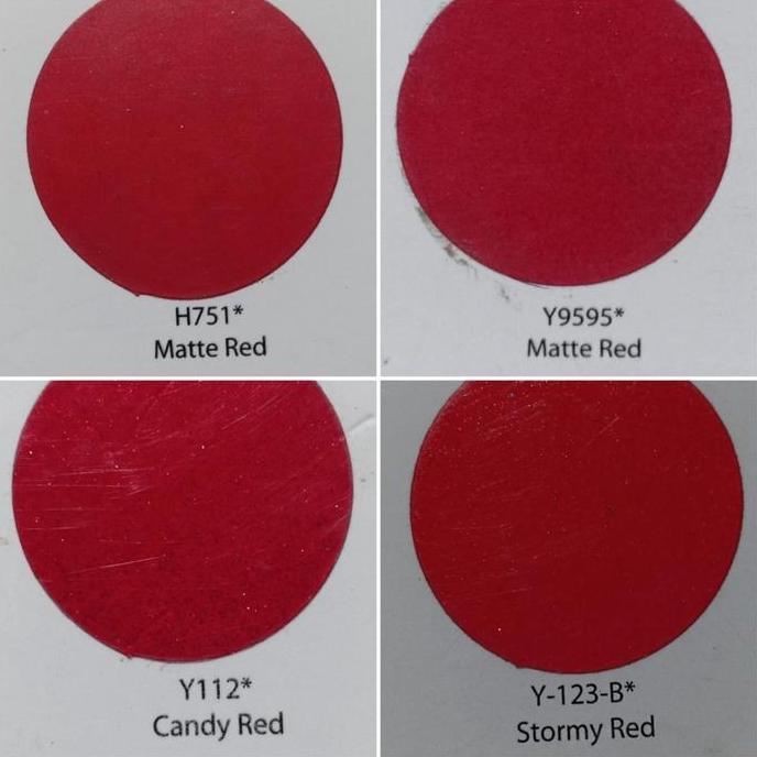 SAMURAI PAINT CAT SEMPROT PILOX PILOK VARIAN WARNA MERAH RED ( MERAH DOFF, MERAH GLOSSY, MERAH METAL