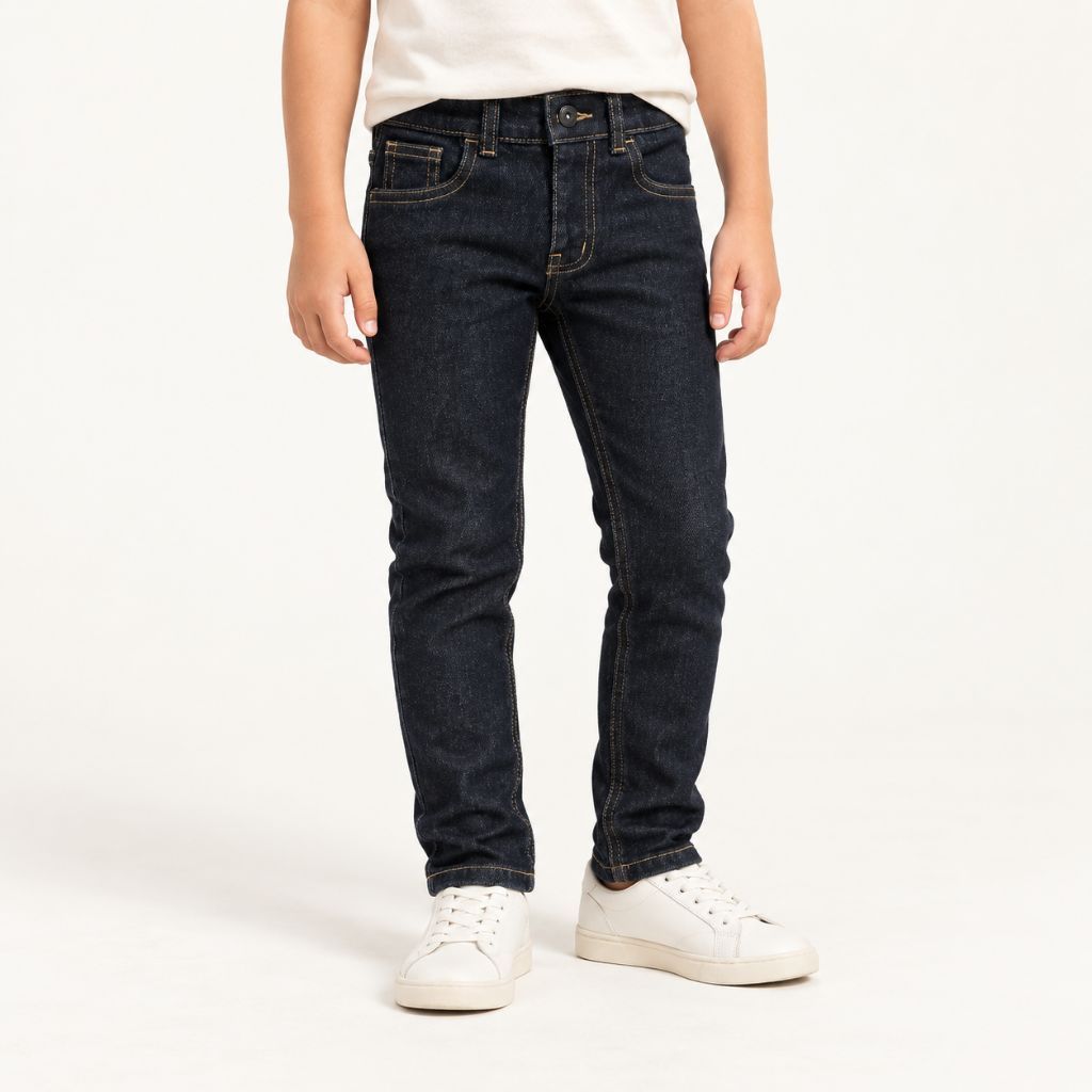 Celana jeans panjang anak laki laki skinny celana jeans hitam truerinse