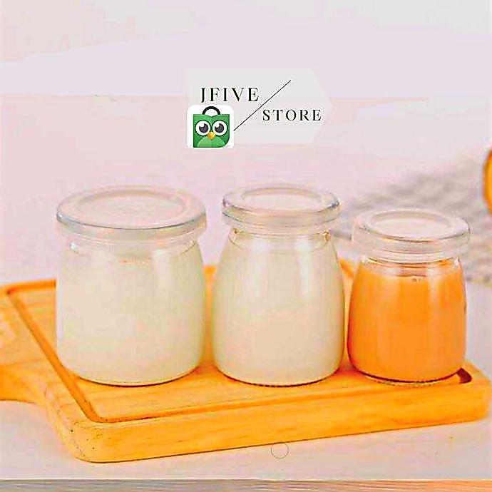 PUDDING JAR| JAR YOGURT |BOTOL TOPLES KACA |JAR KACA 100ML,150ML,200ML
