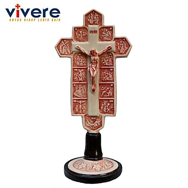 Salib Yesus Duduk Jalan Salib 13cm