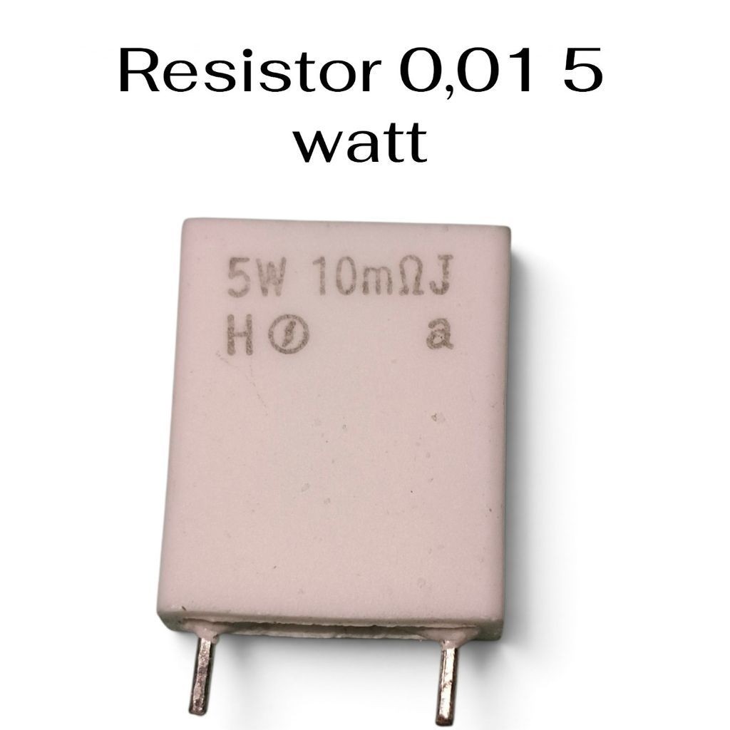 resistor gepeng  0,01 ohm, 5 watt