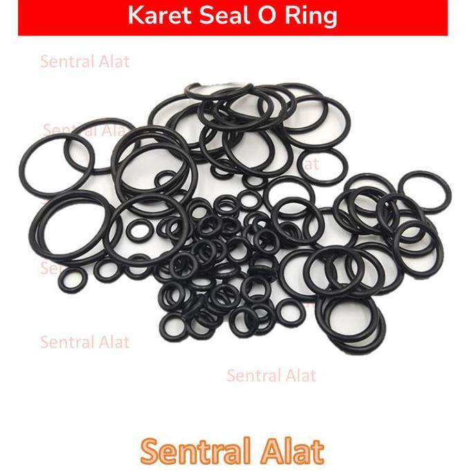 Onetrans- Grosir !!! Karet Seal O Ring Tebal 1 Mm, Od : 4 5 6 7 8 9 10 11 12 13 14 22 24 25