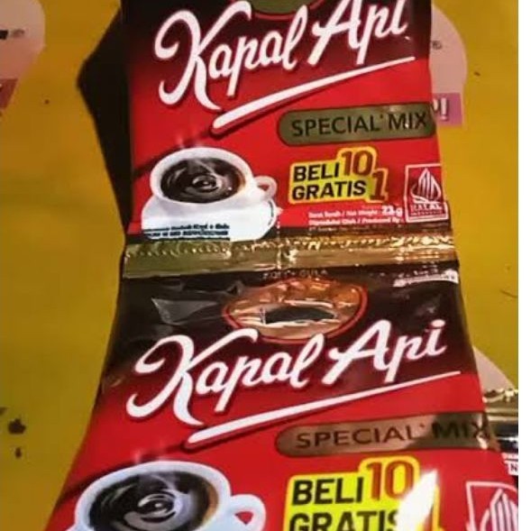 (1 dus)kopi kapal api spesial mix 10+1 24gr 132 sachet (wajib baca deskripsi)