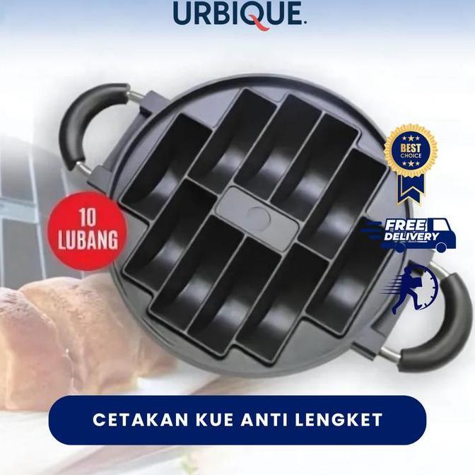 LS - CETAKAN KUE PUKIS LOYANG PAN CAKE CETAKAN KUE PUKIS BOLU DONAT Tahan Panas untuk Martabak Mini 