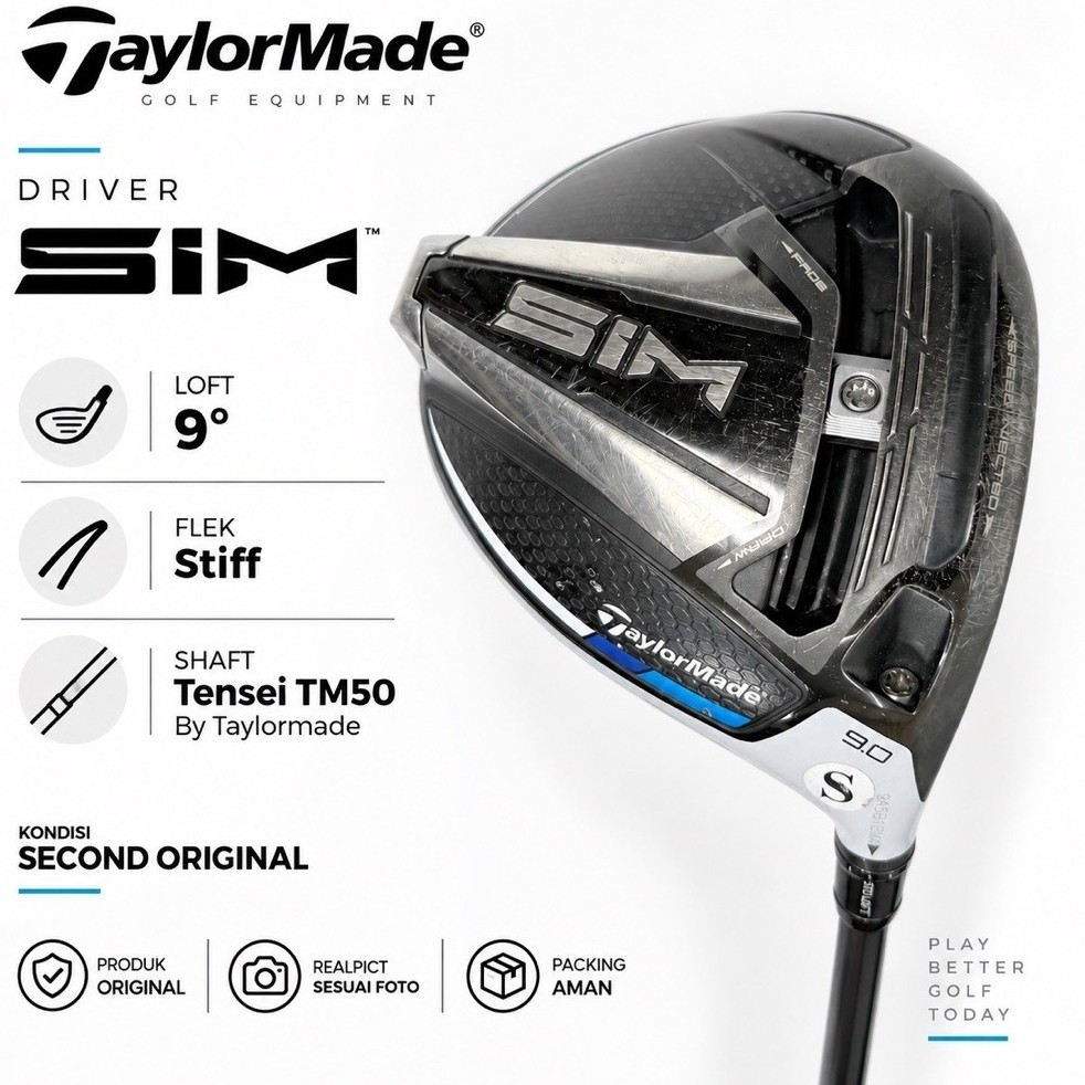 Driver Golf Taylormade SIM Second Original-Stick Golf