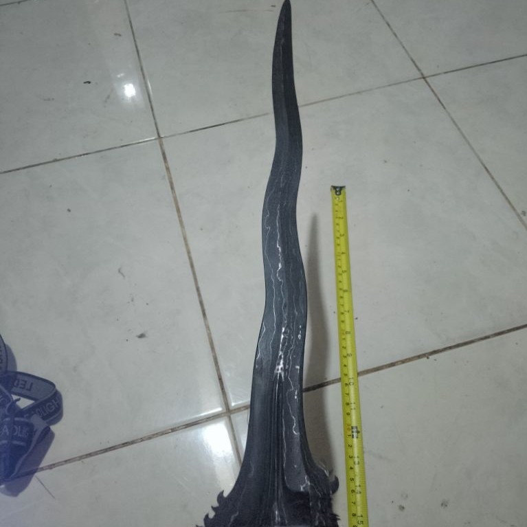 bilah keris bali luk 5 panjang 41,5cm