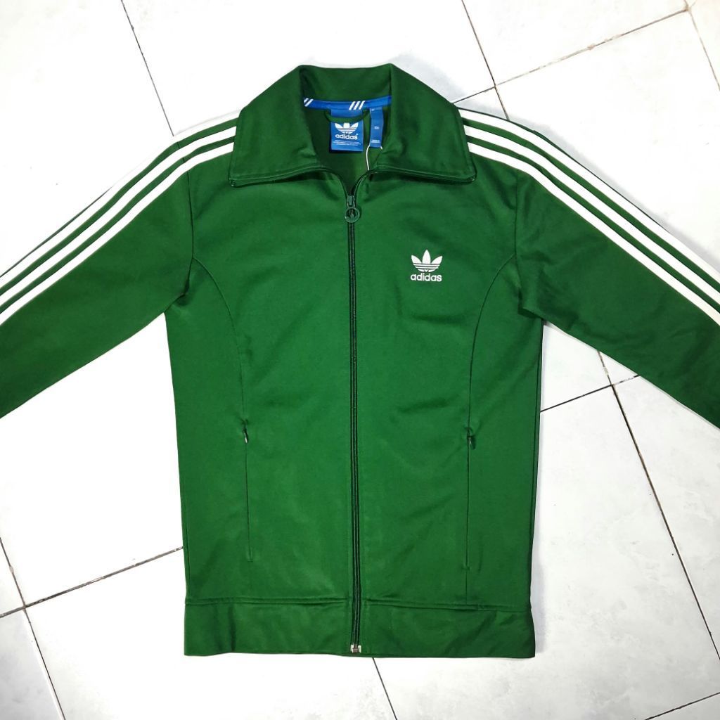 Tracktop Adidas Europa Hijau List Putih