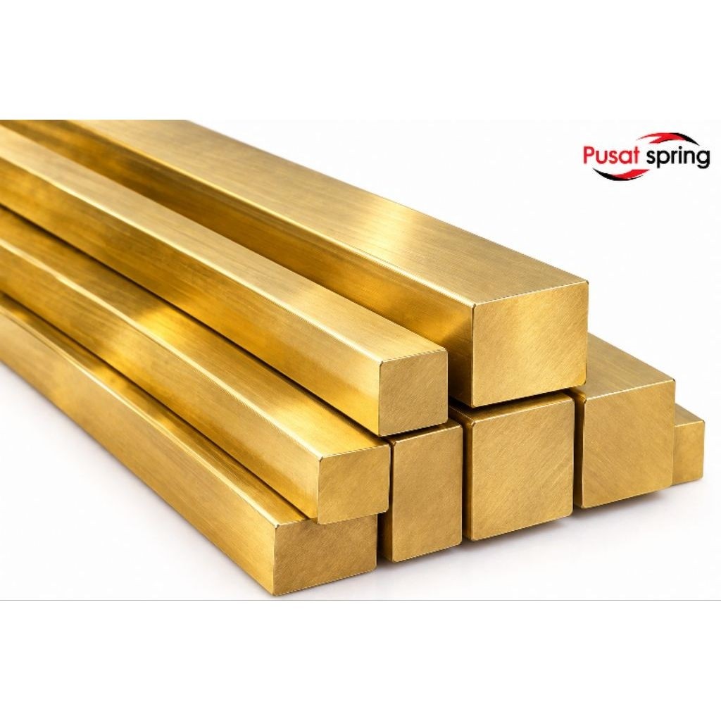 AS KUNINGAN KOTAK 22mm ×22mm ×100mm | AS KUNINGAN KOTAK