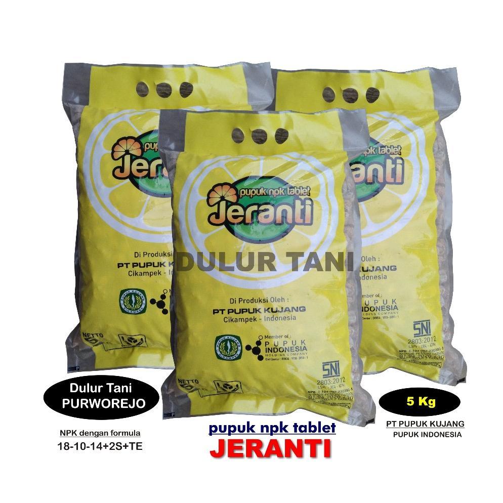 Pupuk NPK Tablet JERANTI 5 Kg Pupuk Kujang