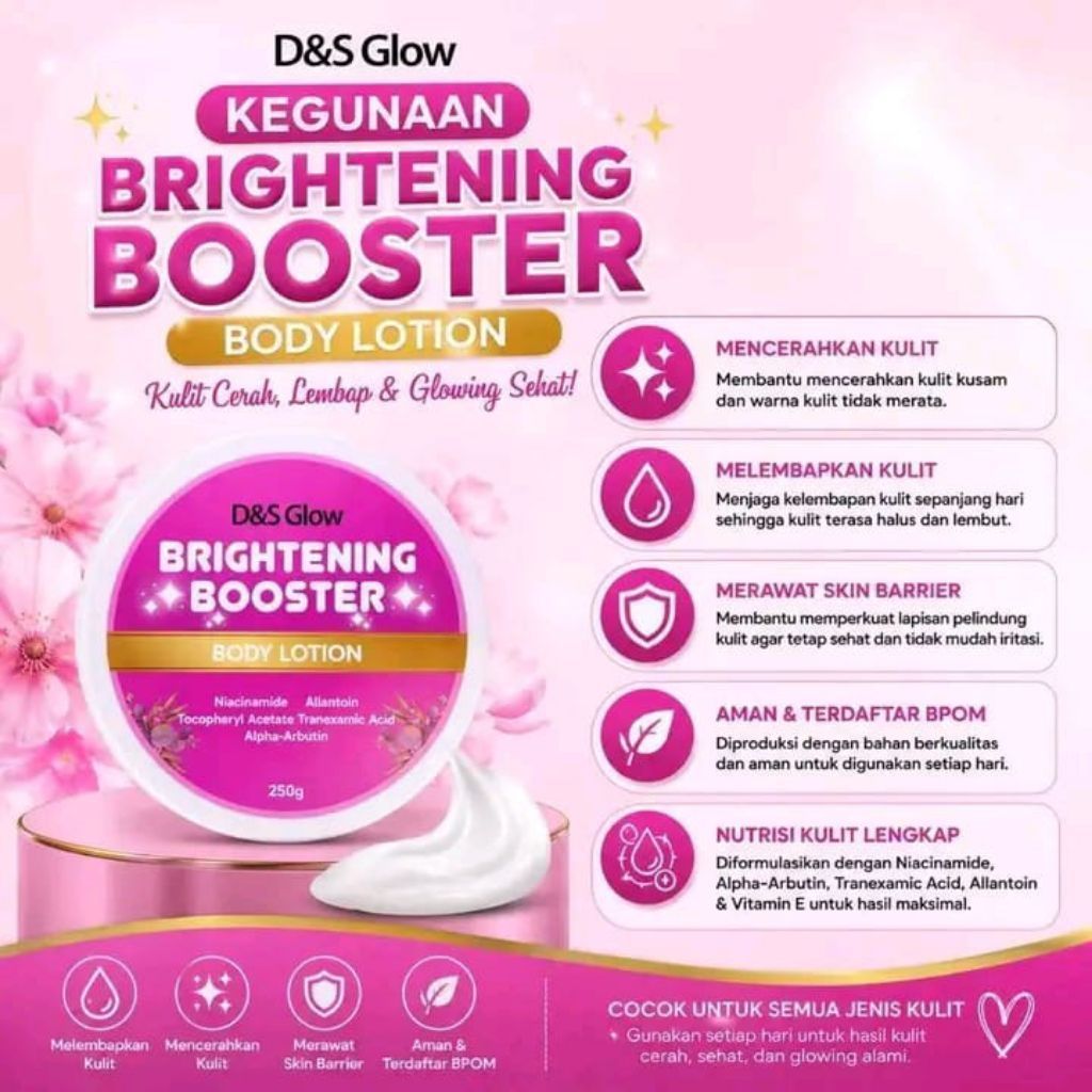 DS Glow Handbody Dosting SPF Colagen
