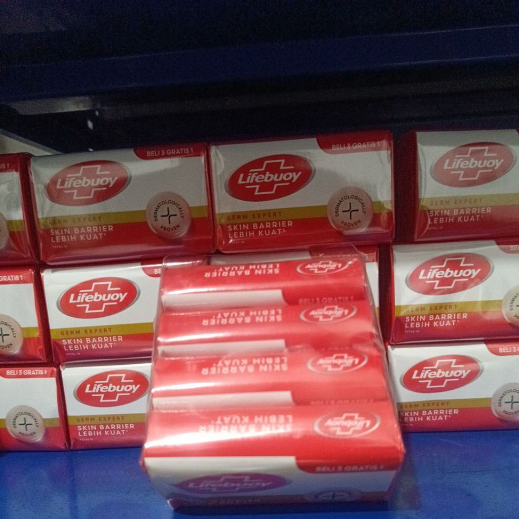Lifebuoy Sabun Batang 100g x4  ukuran Besar