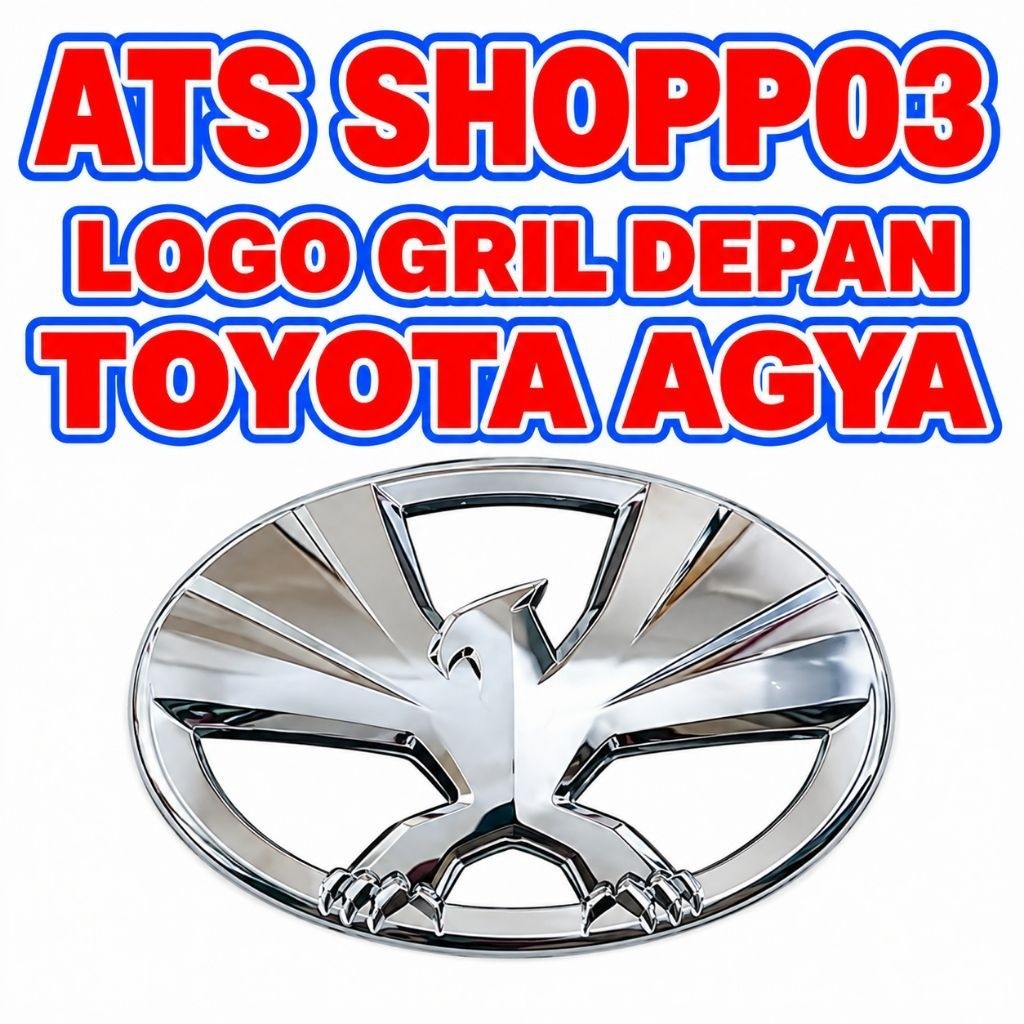 logo gril depan toyota agya original logo garuda depan agya
