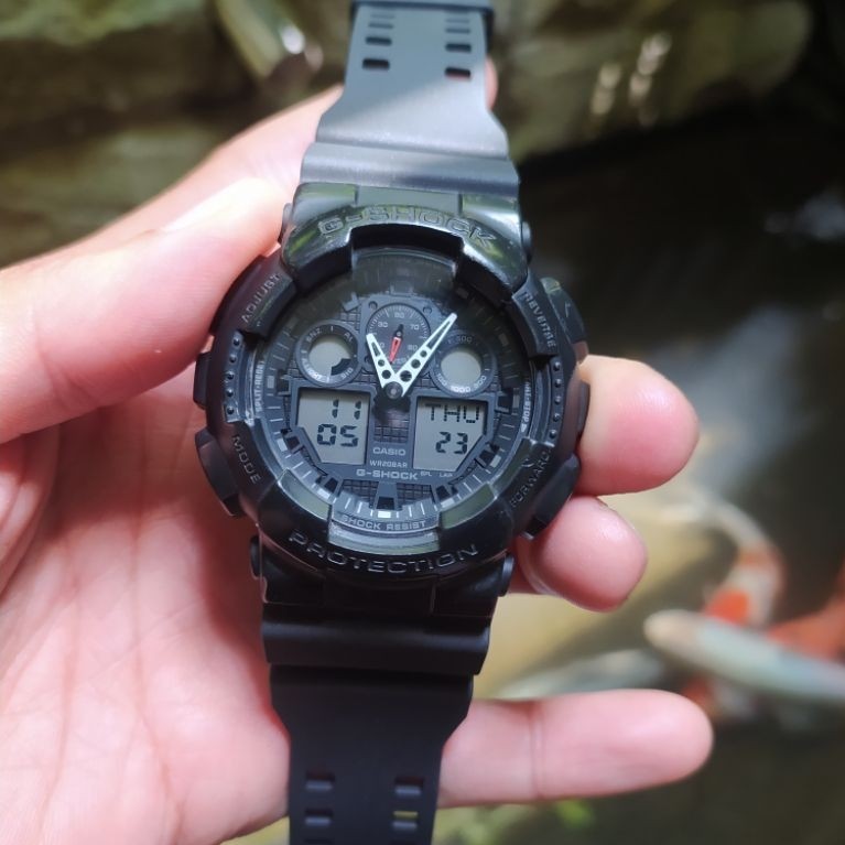 jam tangan Casio G-Shock GA100 second original