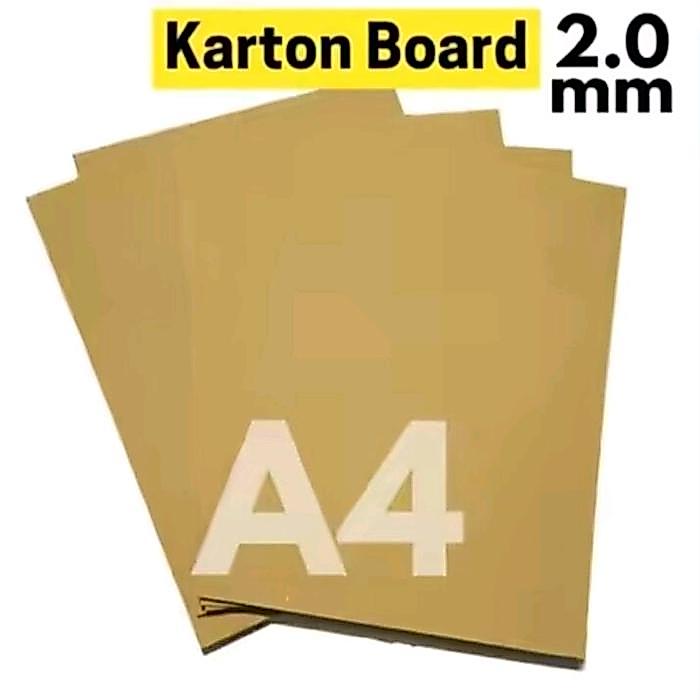> yellow board / karton no 30 tebal 2 mm,kertas karton yellow board Paper(1pak5pc)